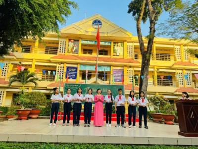 Trường THCS Chu Văn An, thành phố Thủ Dầu Một, tỉnh Bình Dương thực hiện mô hình “Giờ ra chơi trải nghiệm sáng tạo” năm học 2024 – 2025
