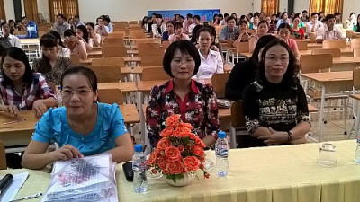 Bà Phạm Hoa Hoà - Phó trưởng phòng GDĐT