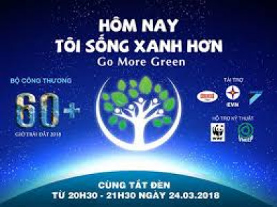 Hưởng ứng giờ Trái Đất năm 2018