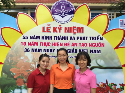 Công nhận và khen thưởng GV đạt thành tích trong Hội thi GVG cấp Thành phố NH 2018 - 2019
