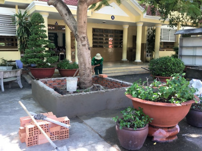 Chuẩn bị cơ sở vật chất cho năm học mới 2019 - 2020