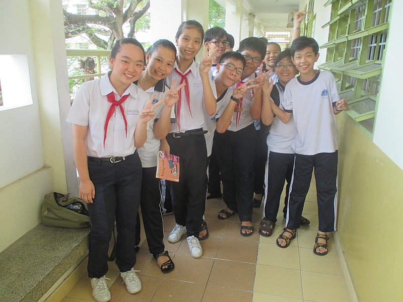 HS rất thoải mái tham gia thi