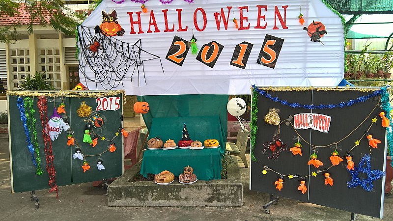 Trường tổ chức lễ hội Hallowen