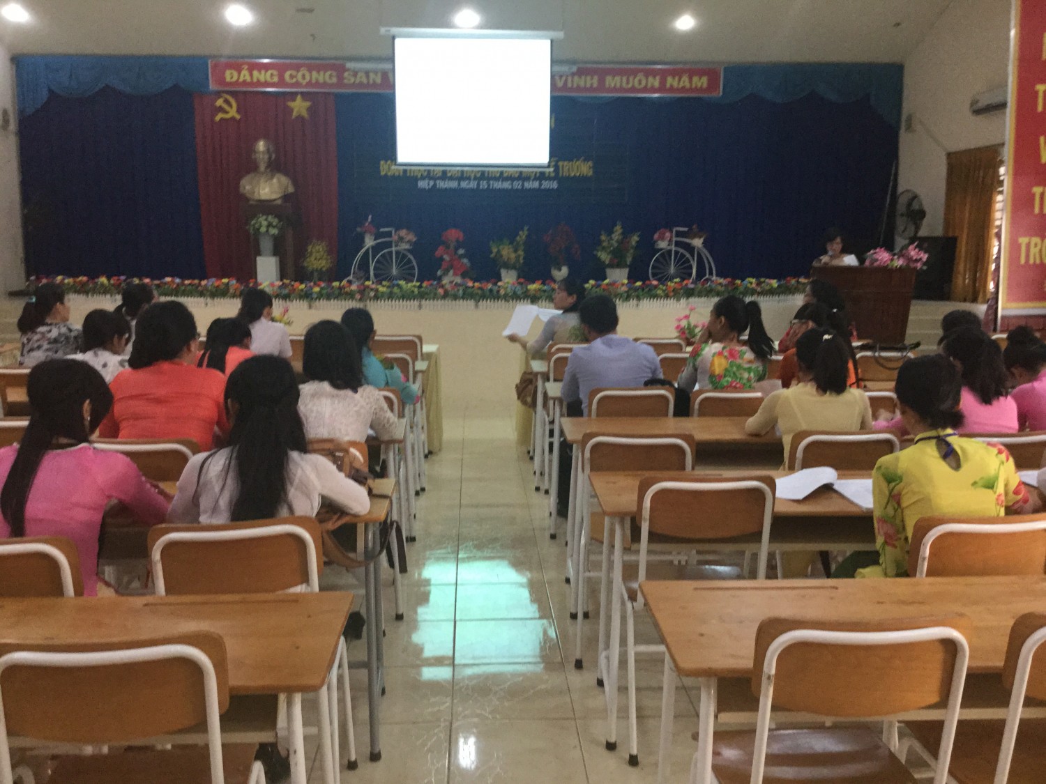 Trường tiếp nhận đoàn thực tập sư phạm