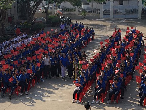 Lễ kết nạp đoàn viên