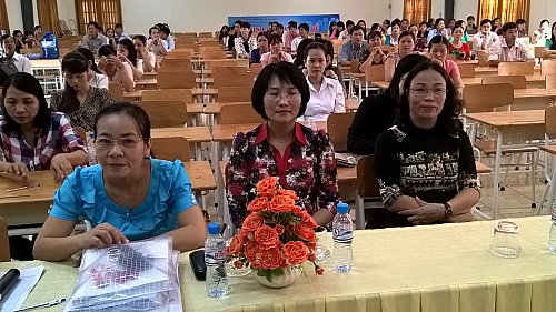 Bà Phạm Hoa Hoà - Phó trưởng phòng GDĐT