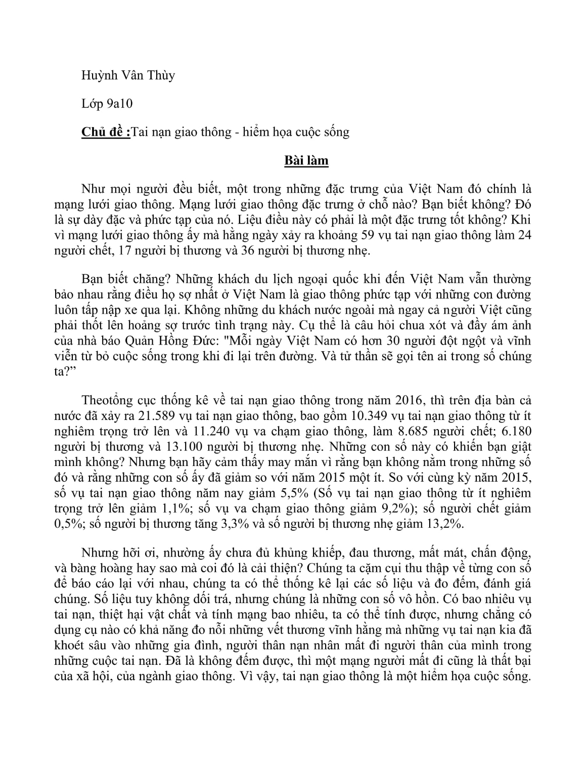 Huynh Van Thuy 9A10 1