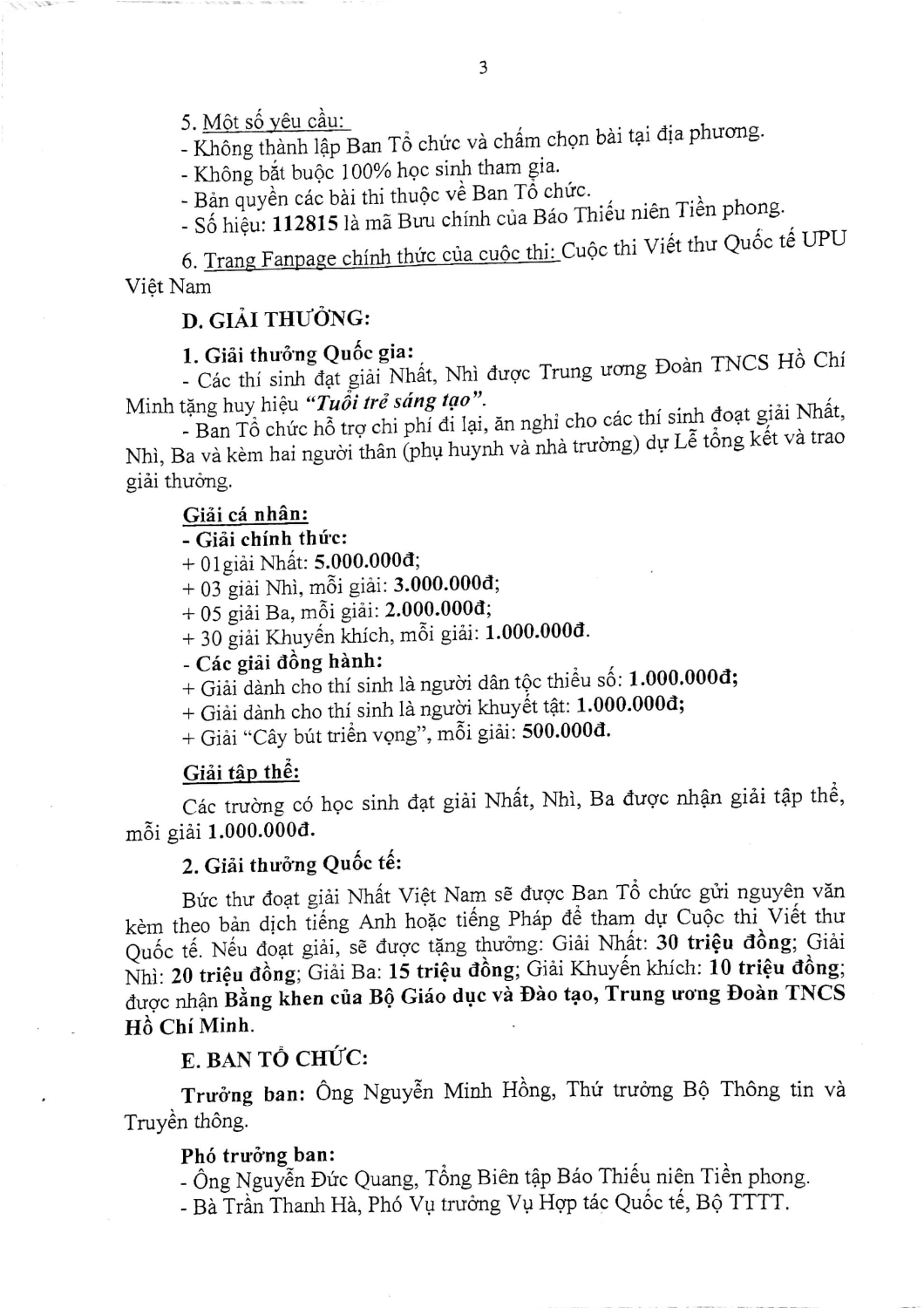CV 109 HĐĐ 3