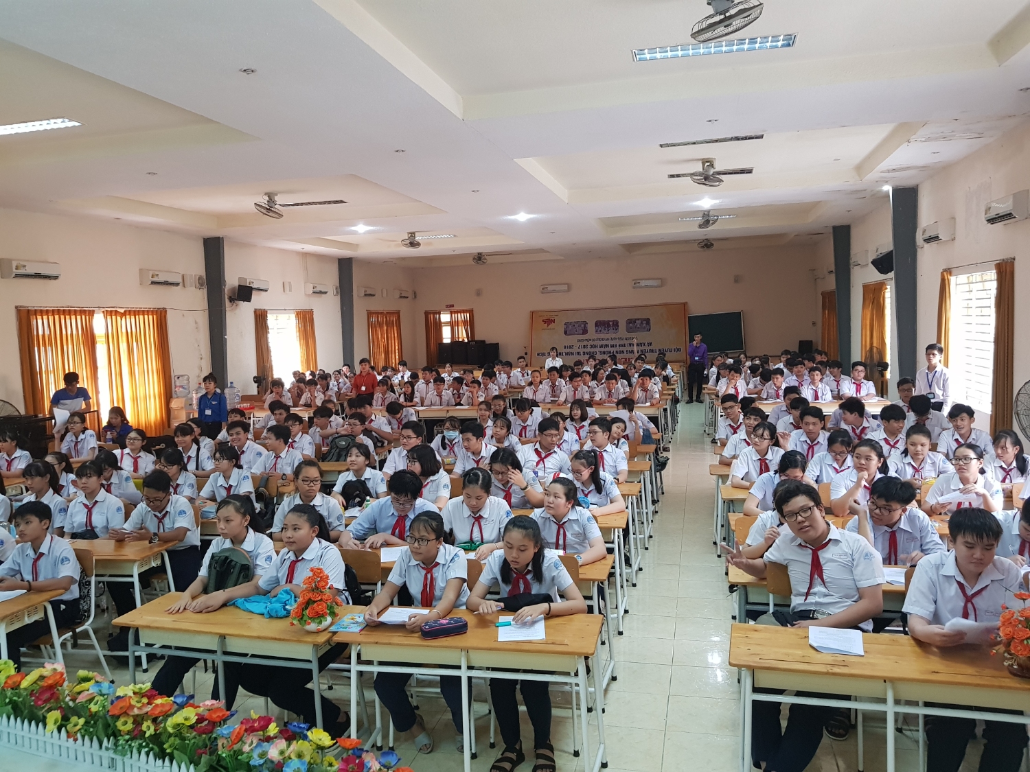 Lớp đối tượng Đoàn đợt 1 năm học 2017 - 2018