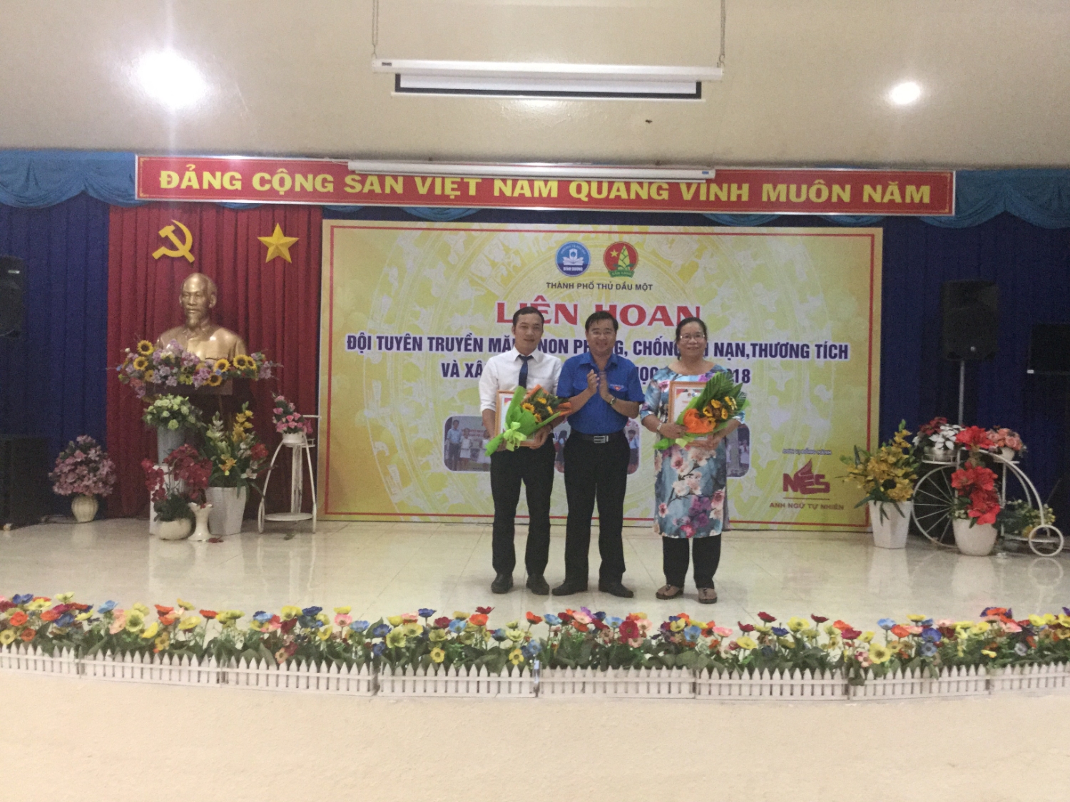 Liên hoan Đội tuyên truyền măng non phòng, chống tai nạn, thương tích và xâm hại trẻ em năm học 2017 - 2018