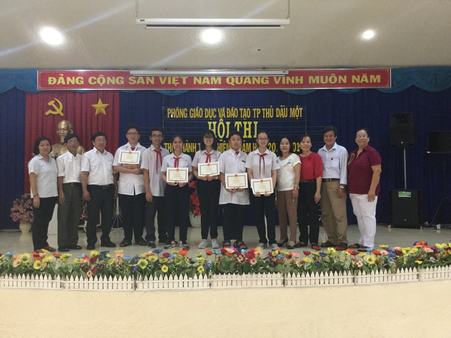Hội thi Thực hành Thí nghiệm cấp Thành phố năm học 2017 - 2018