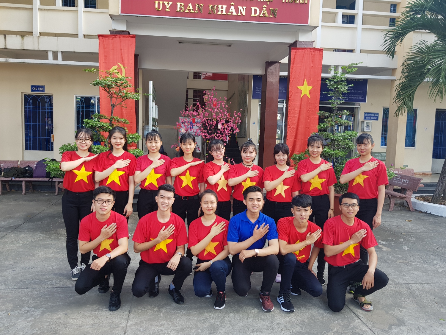 Lễ giao quân phường Hiệp Thành năm 2018