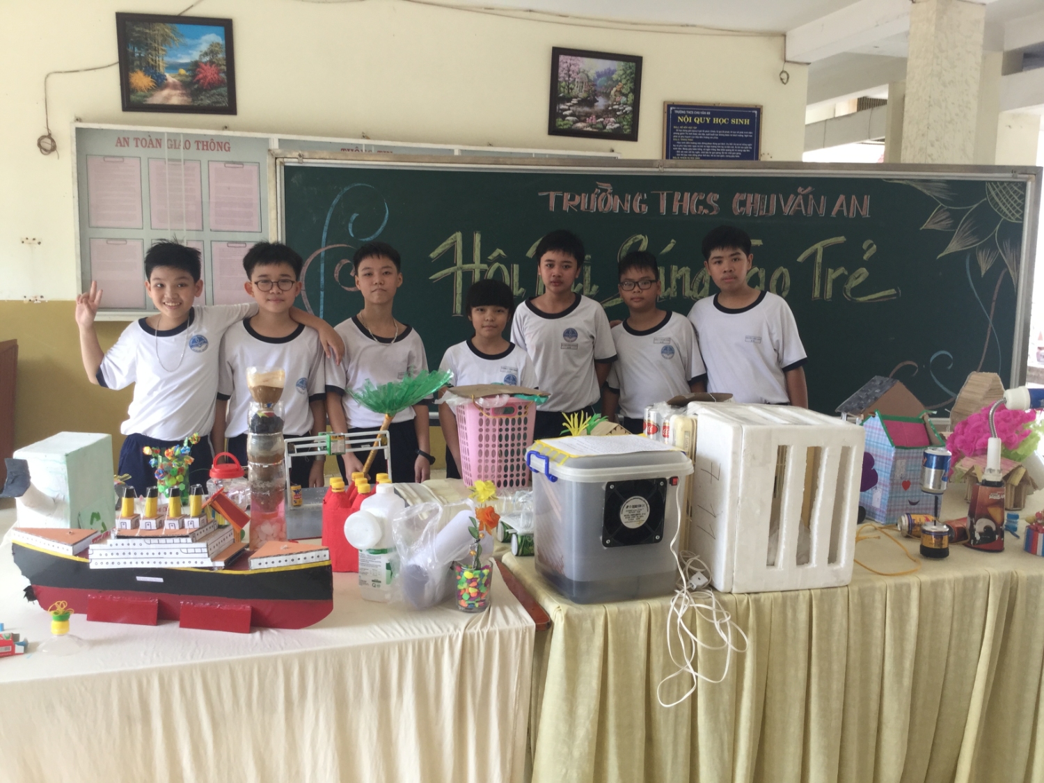 Hội thi sáng tạo trẻ vòng trường năm học 2017 - 2018