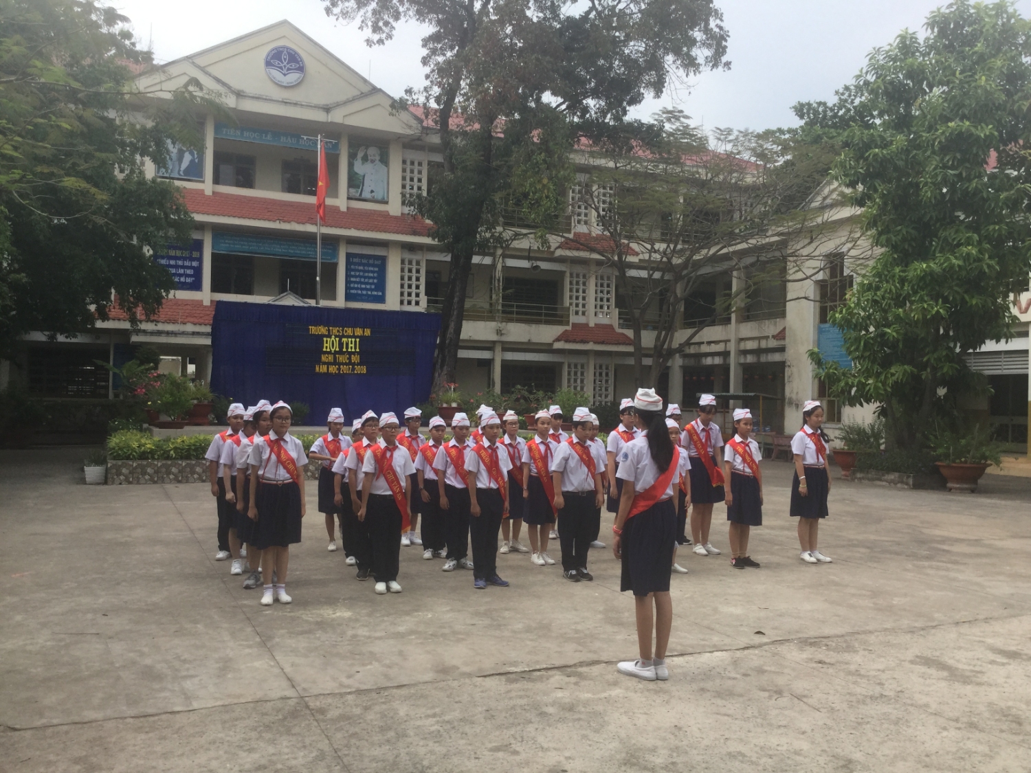 Hội thi nghi thức Đội vòng trường NH 2017 - 2018
