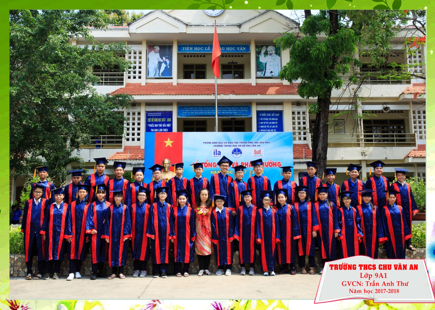 Kỷ yếu học sinh lớp 9 năm học 2017 - 2018
