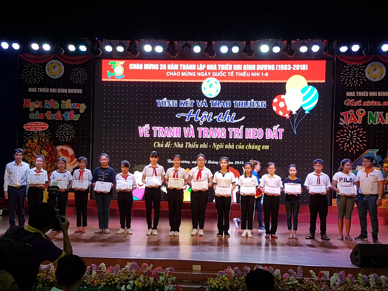 Hội thi " Vẽ tranh và trang trí heo đất " Tỉnh Bình Dương năm 2018