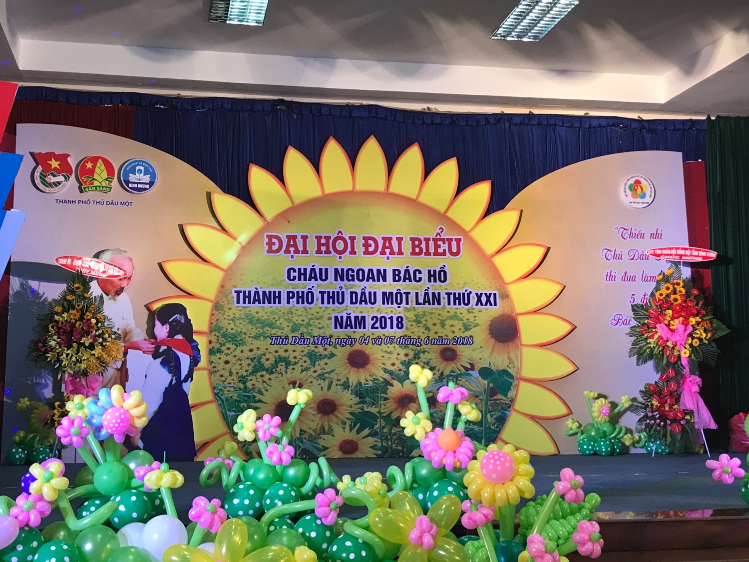 Đại hội Đại biểu Cháu ngoan Bác Hồ TP Thủ Dầu Một lần thứ XXI năm 2018