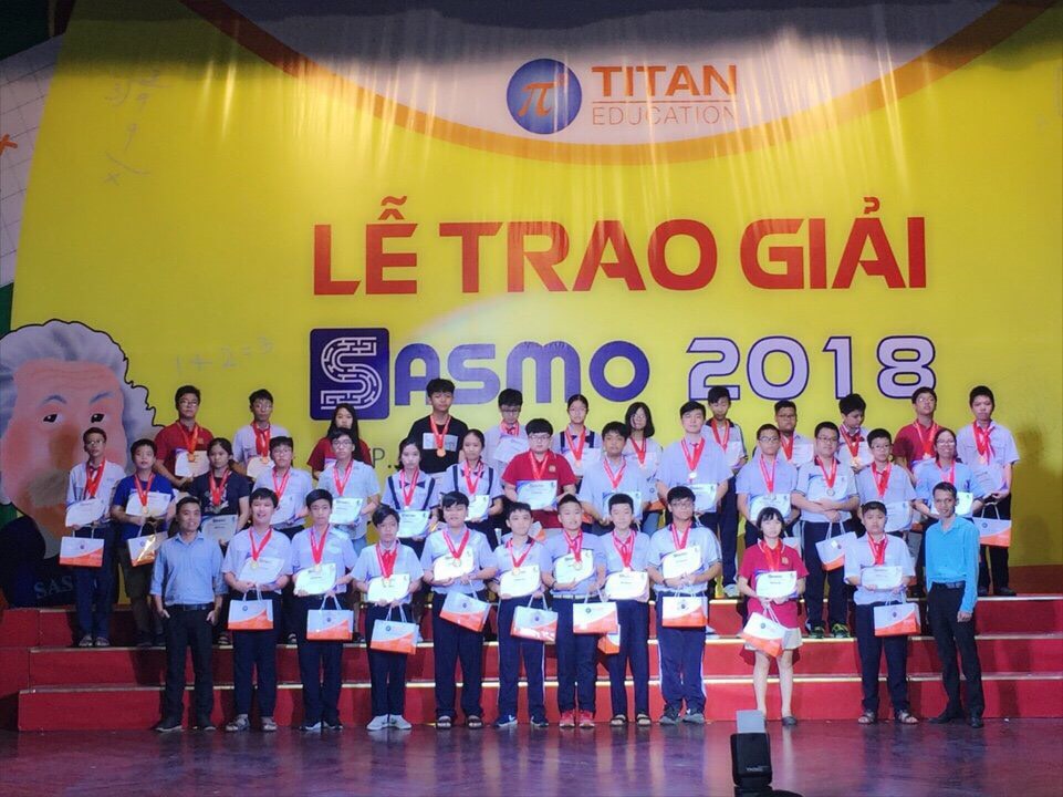 Kỳ thi Toán Quốc tế Singapore & Châu Á - SASMO 2018