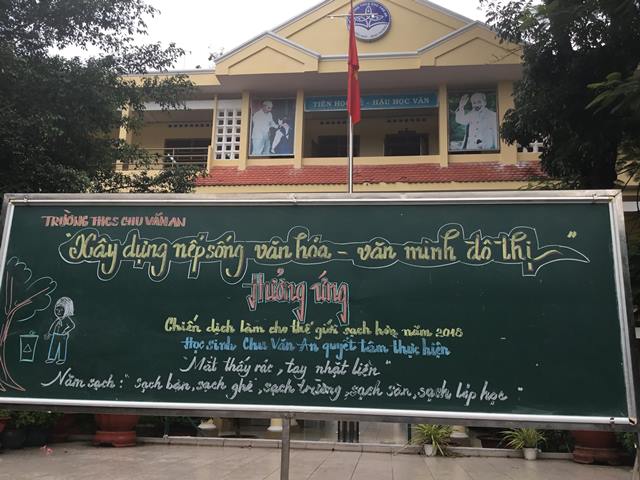 Hưởng ứng chiến dịch làm cho thế giới sạch hơn - Năm 2018