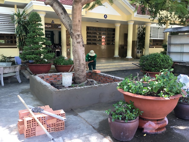 Chuẩn bị cơ sở vật chất cho năm học mới 2019 - 2020