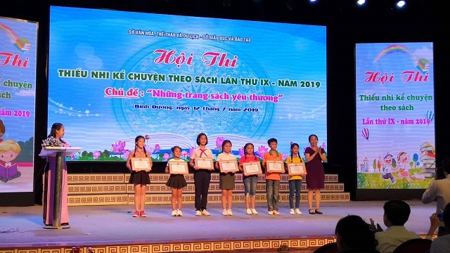 Hội thi " Thiếu nhi kể chuyện theo sách " Lần thứ IX - Năm 2019
