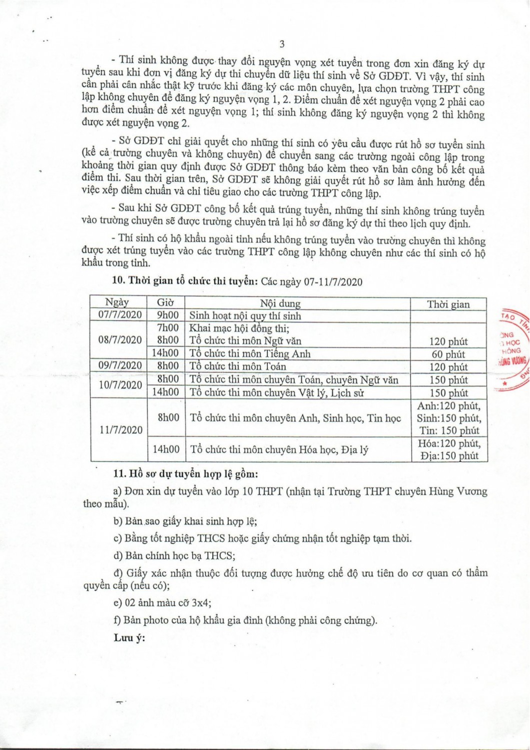 TB Tuyen sinh HV 2020 2021 3