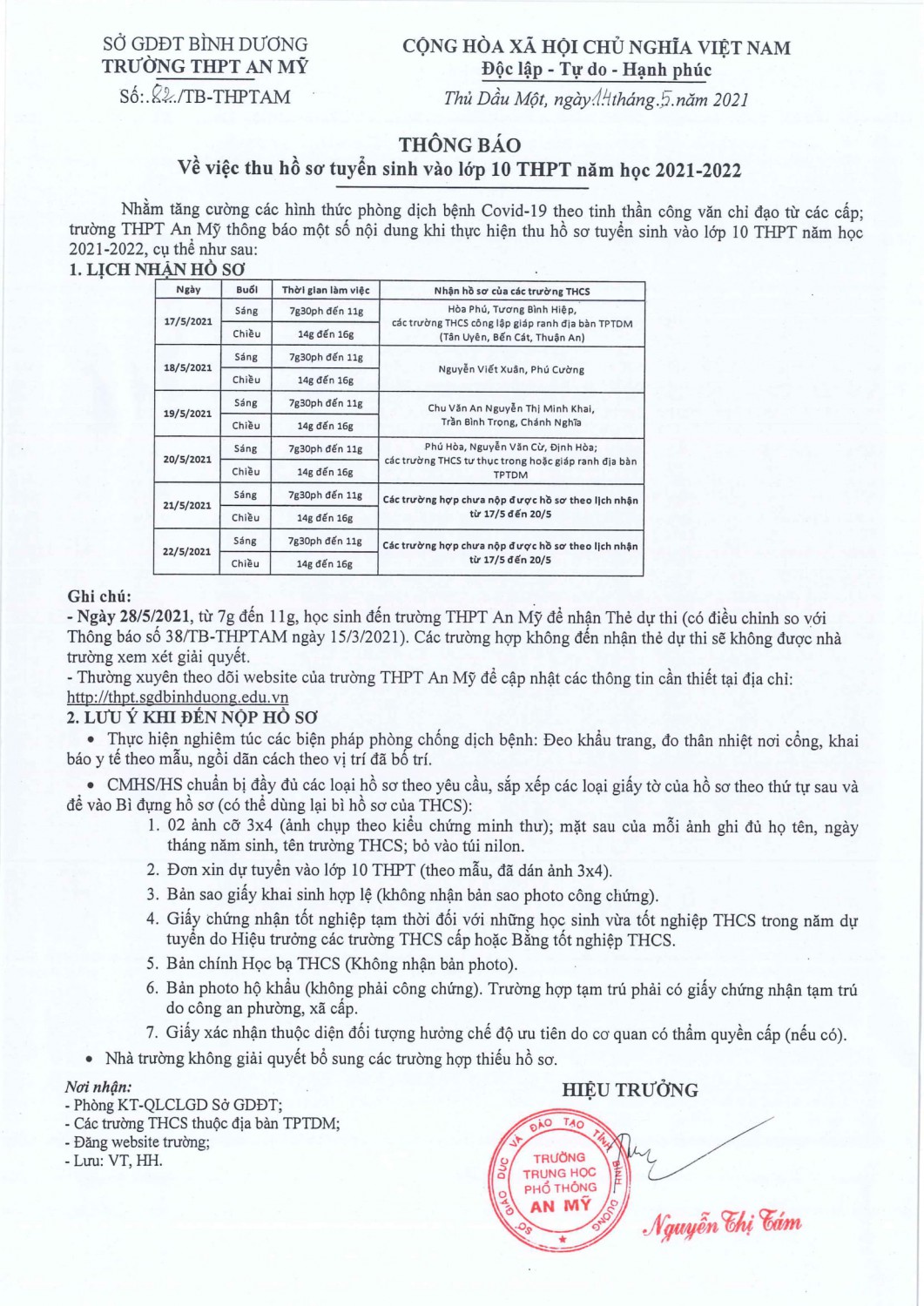 82 TB TS 10 2021 2022 thpt anmy 1